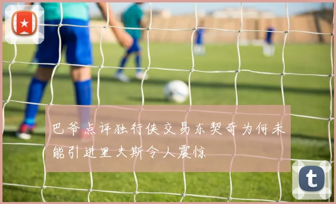 巴爷点评独行侠交易东契奇为何未能引进里夫斯令人震惊