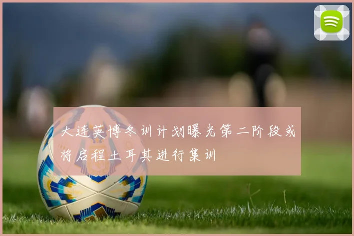 大连英博冬训计划曝光第二阶段或将启程土耳其进行集训